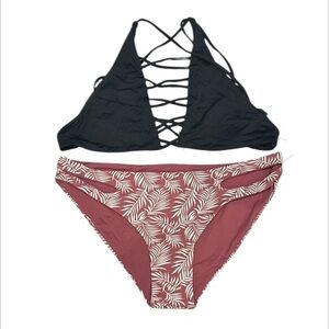 Dippin' Daisy's two piece swim suit bikini set size small